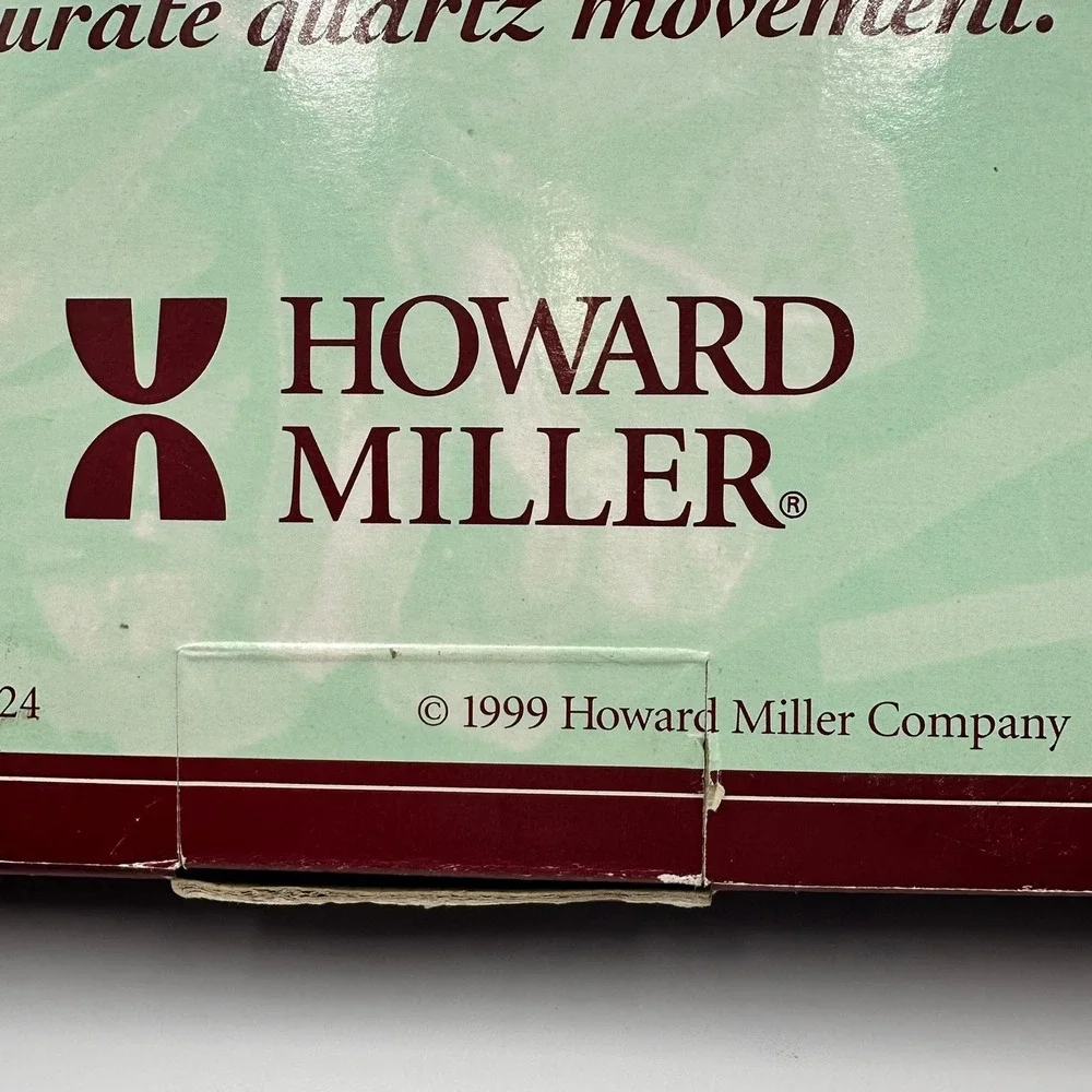 Howard Miller Carols of Christmas Musical Quartz Wall Clock Sounds of the Season